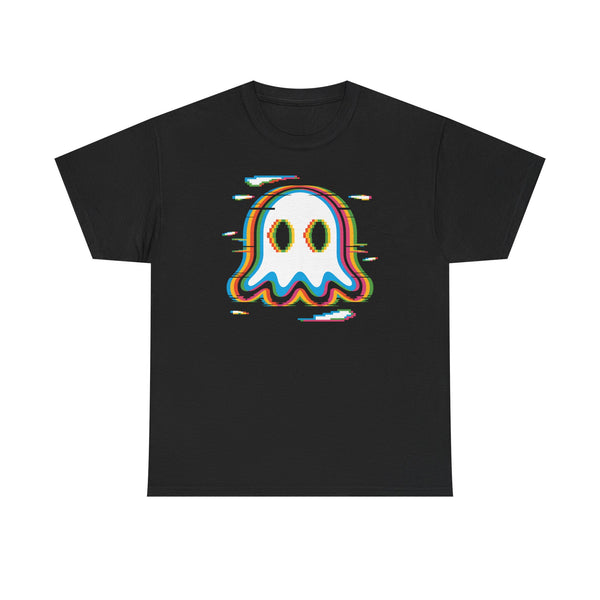 Glitch Rainbow Ghost Tee