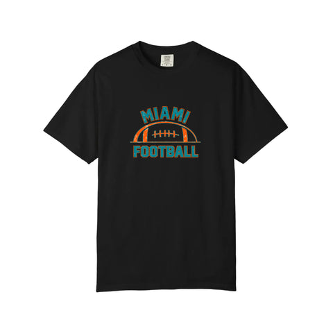 Comfort Colors® Miami Football Vintage Half Ball Tee