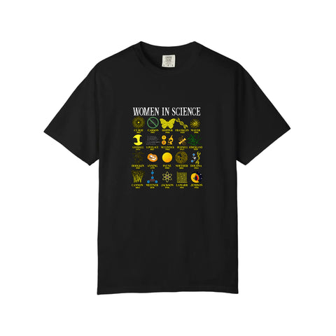 Comfort Colors® Women In Science Icons Grid Tee