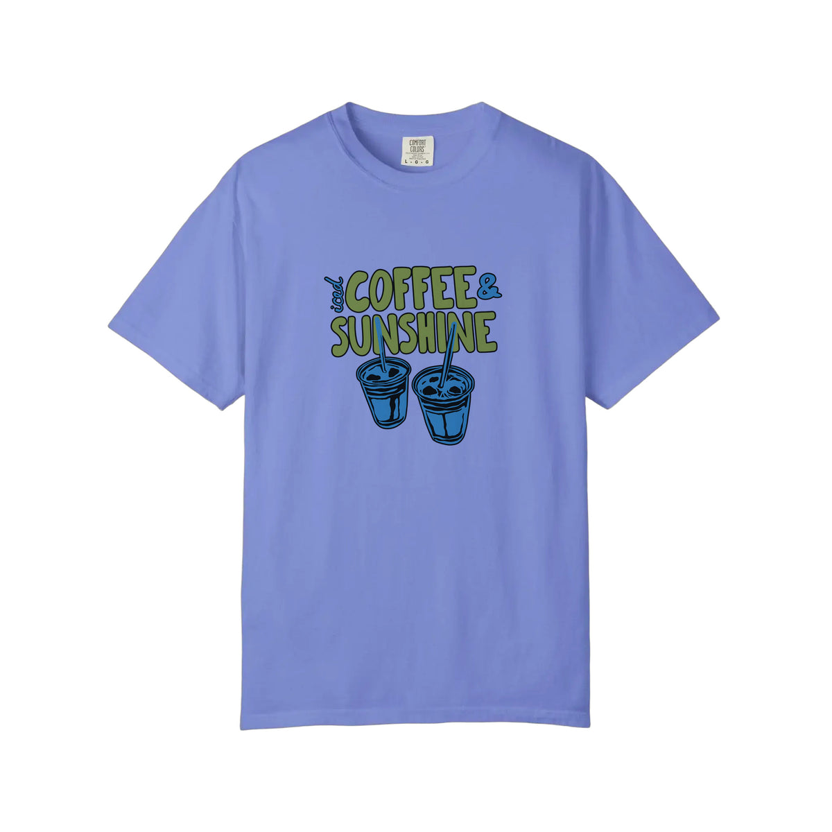 Comfort Colors® Iced Coffee And Sunshine Tee