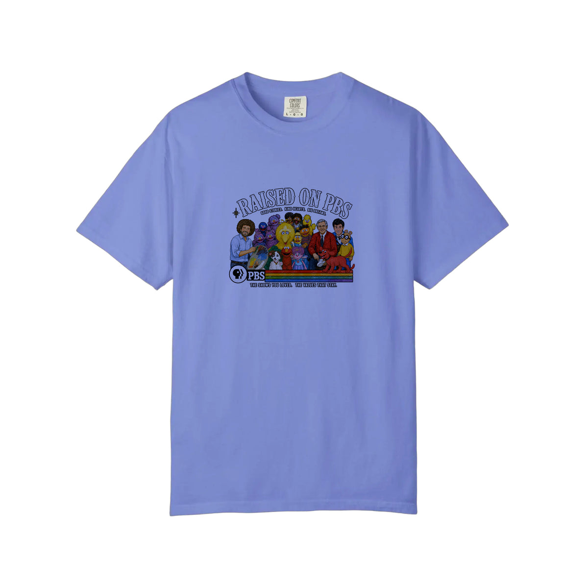 Comfort Colors® Raised On PBS Tee