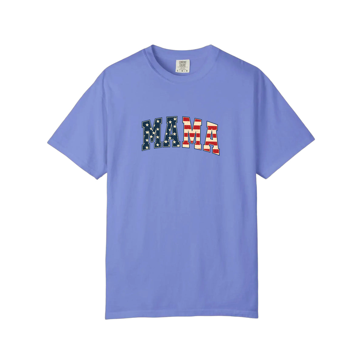 Comfort Colors® Stars And Stripes Mama Tee