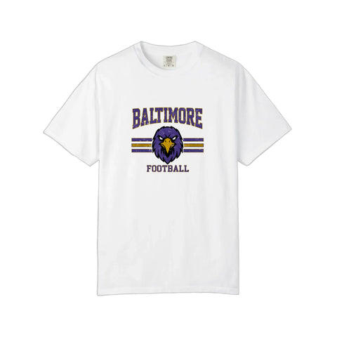 Comfort Colors® Baltimore Football Raven Mascot Tee