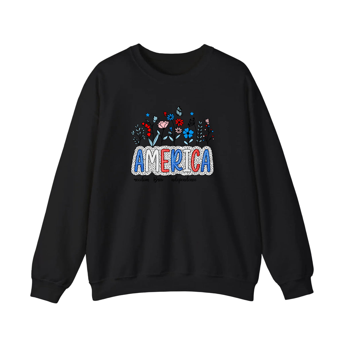 America Wildflower Freedom Sweatshirt