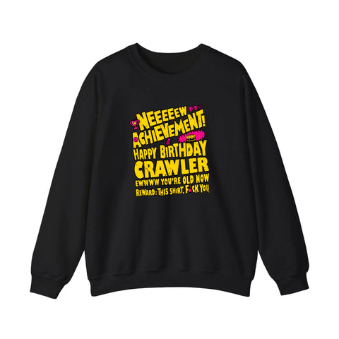 New Achievement Happy Birthday Crawler Sweatshirt