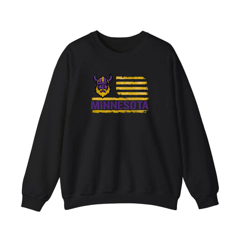Minnesota Viking Flag Sweatshirt