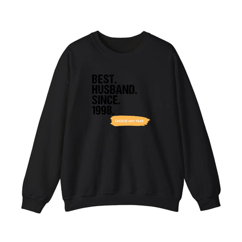 best_husband_dark print Sweatshirt