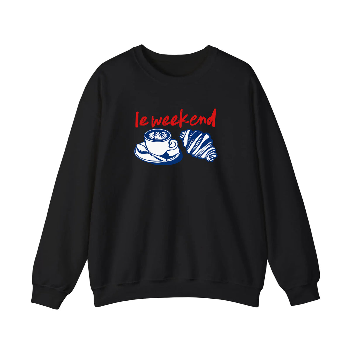 Le Weekend Coffee And Croissant Sweatshirt