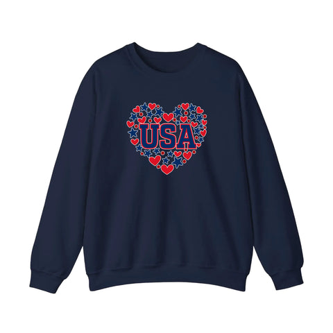 USA Hearts And Stars Sweatshirt