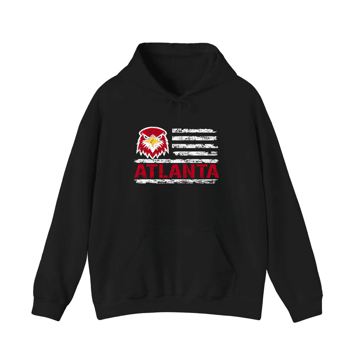 Atlanta Eagle Flag Hoodie