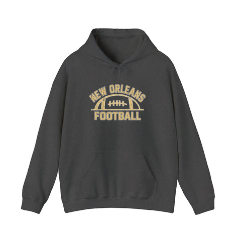 New Orleans Football Vintage Arch Hoodie