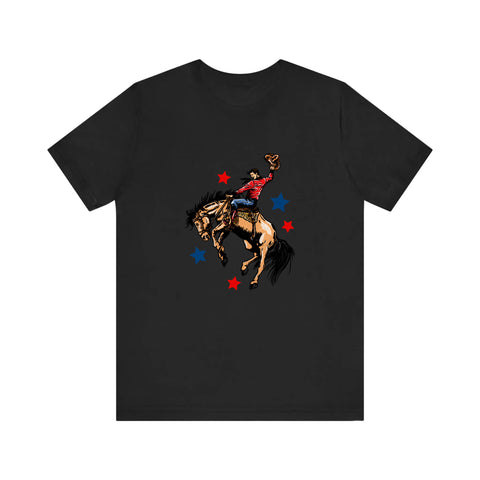Bucking Bronco Rodeo Rider Quality Tee