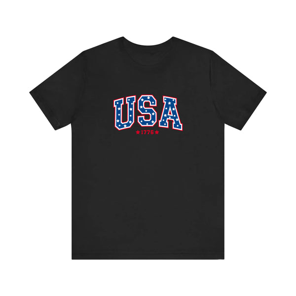 USA 1776 Varsity Stars Quality Tee