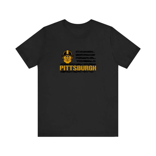 Pittsburgh Steel Worker Flag Quality Tee
