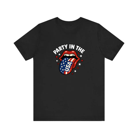 Party In The USA Lips Quality Tee
