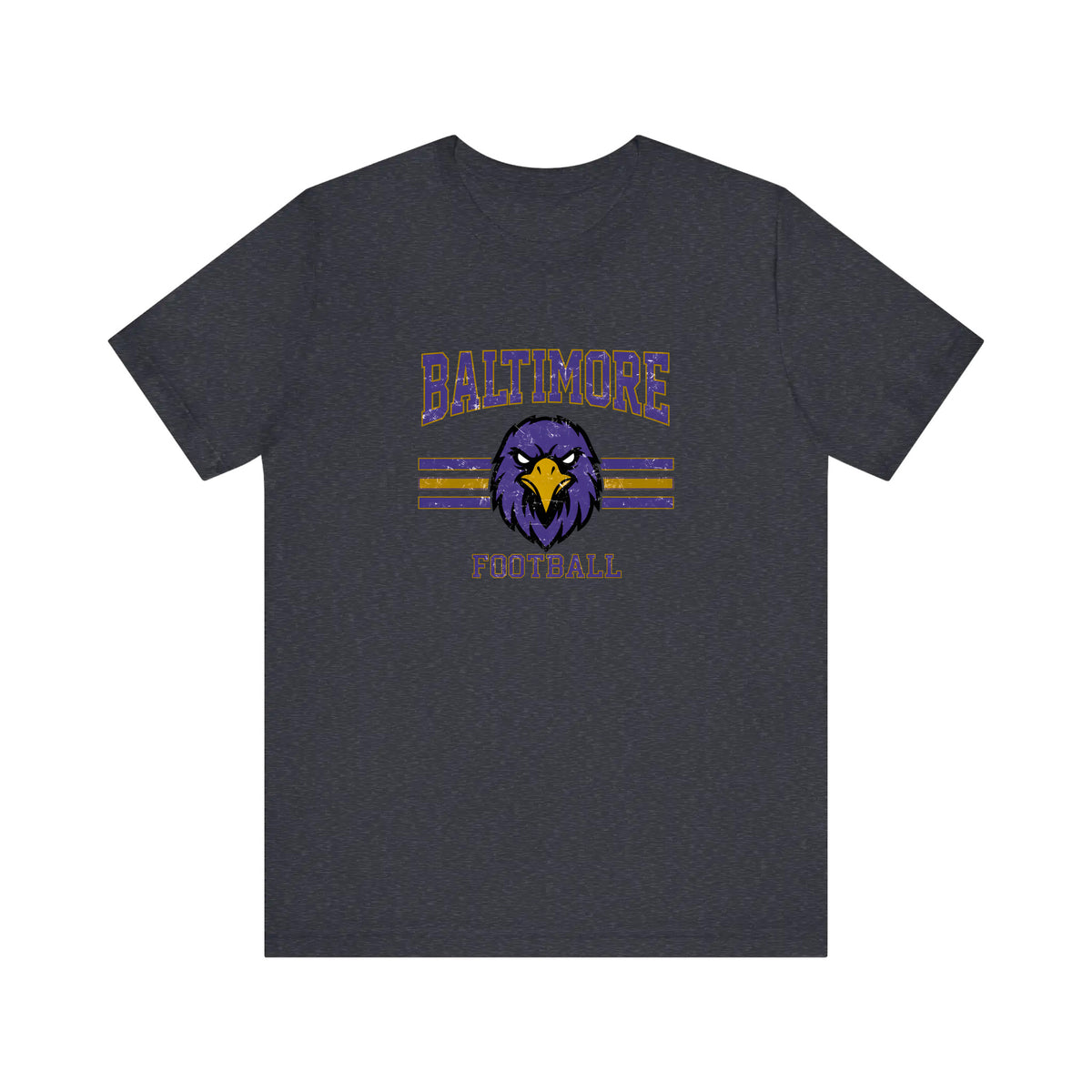 Baltimore Football Raven Mascot Quality Tee