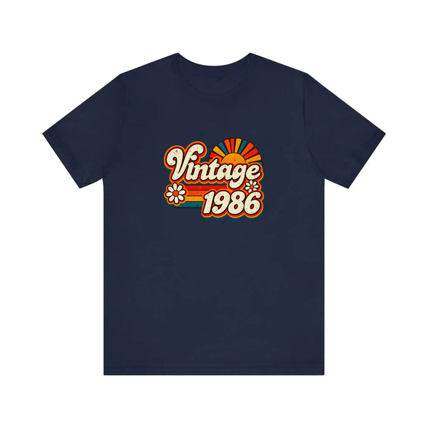 Vintage 1986 Retro Sunburst Quality Tee