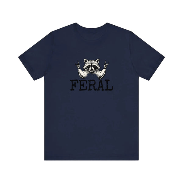 Feral Raccoon Rock Hands Quality Tee