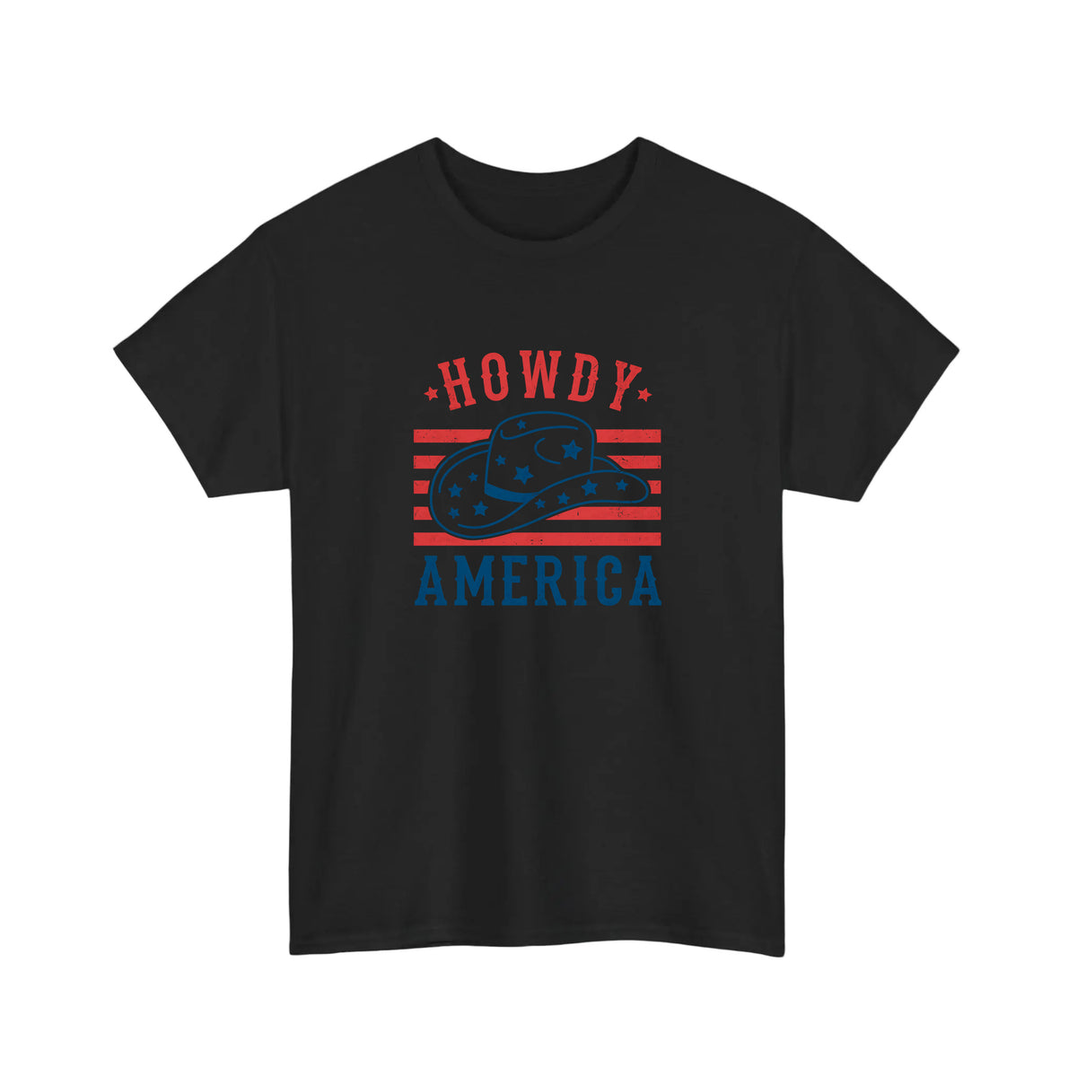 Howdy America Cowboy Hat Tee