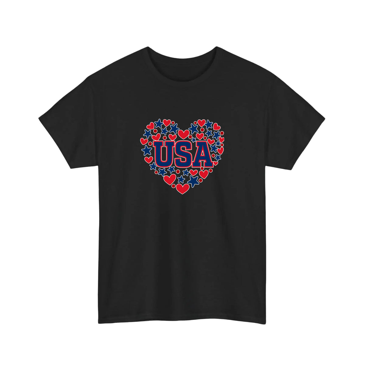 USA Hearts And Stars Tee