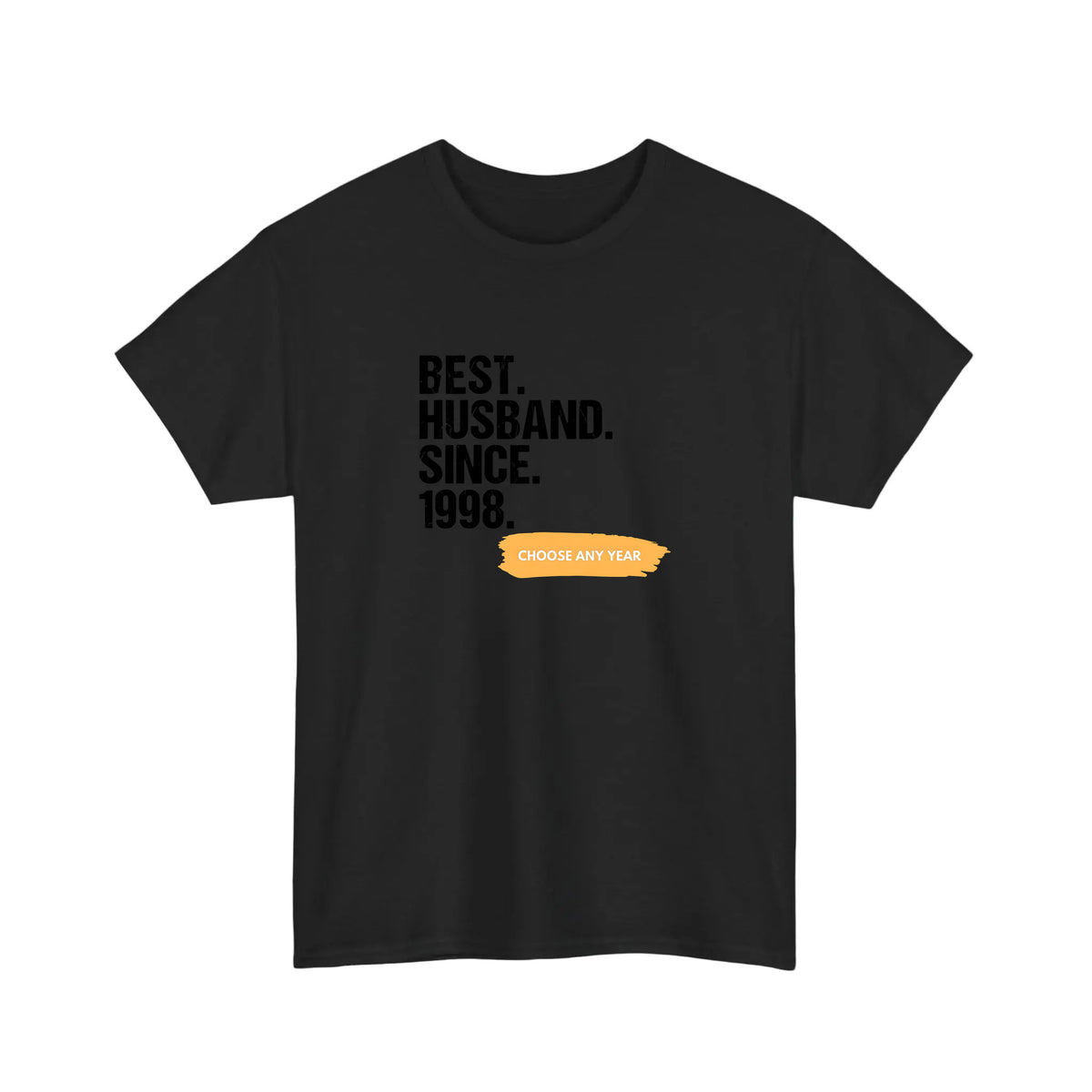 best_husband_dark print Tee