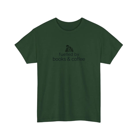 Fuelled By Books And Coffee Tee