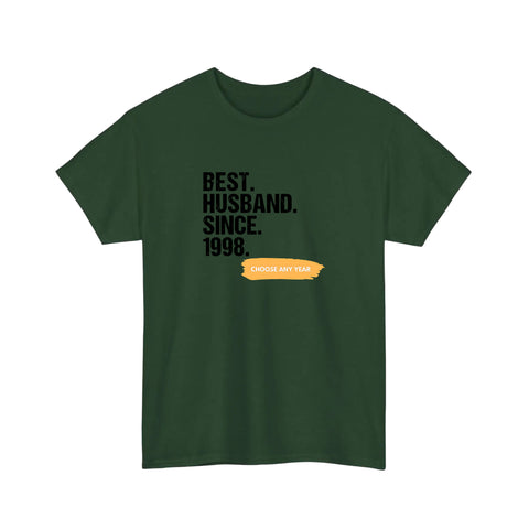 best_husband_dark print Tee