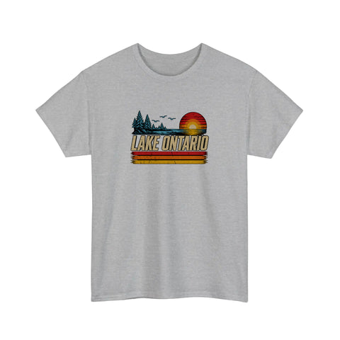 Lake Ontario Retro Sunset Tee