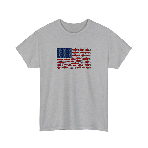 Stars And Stripes Fish Flag Tee