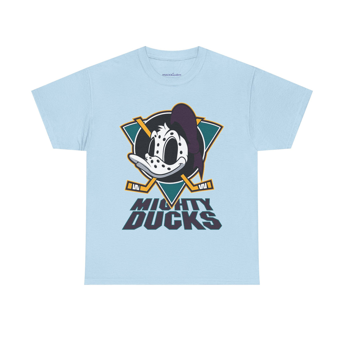 Mighty Ducks Purple Letters Premium T-Shirt