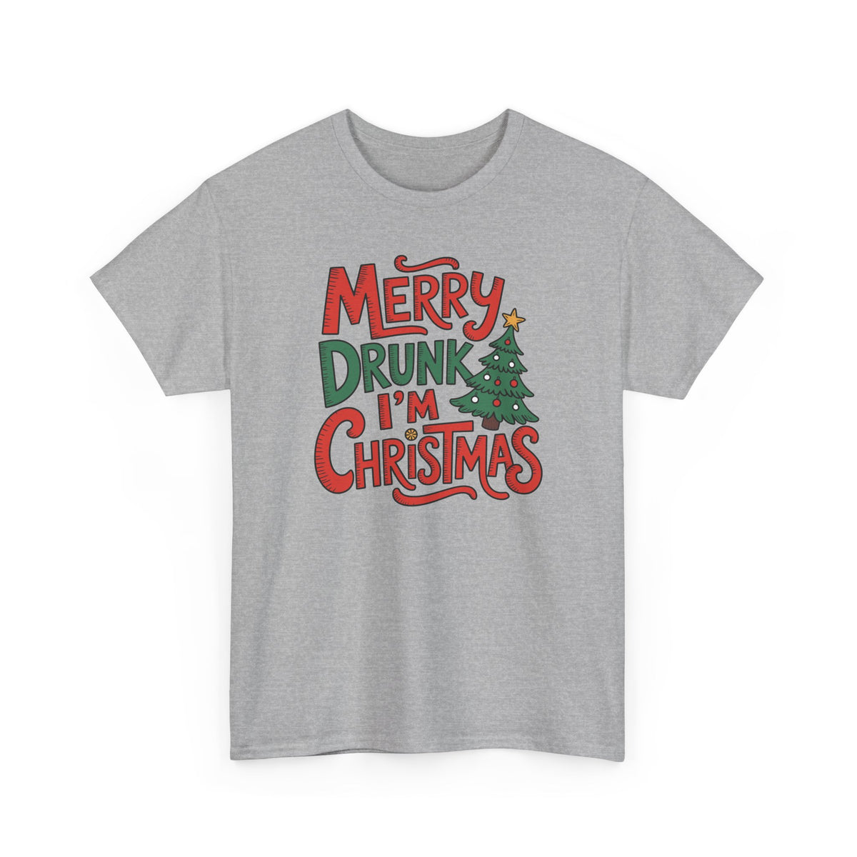 Tipsy Merry Christmas Tee