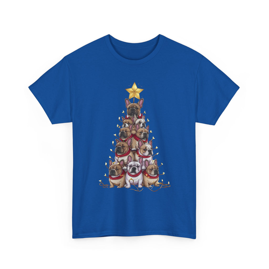 Frenchie Holiday Tree Tee