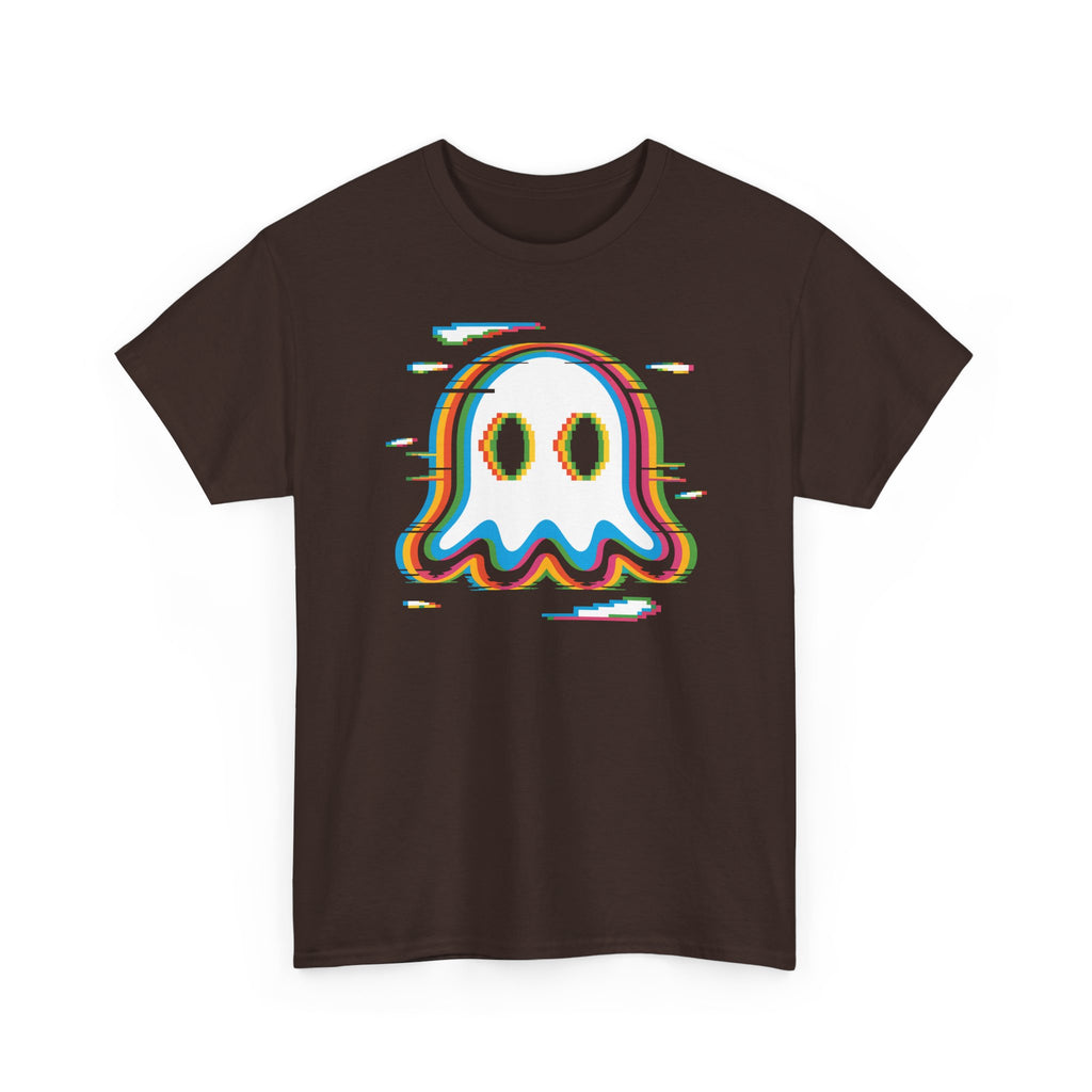 Glitch Rainbow Ghost Tee
