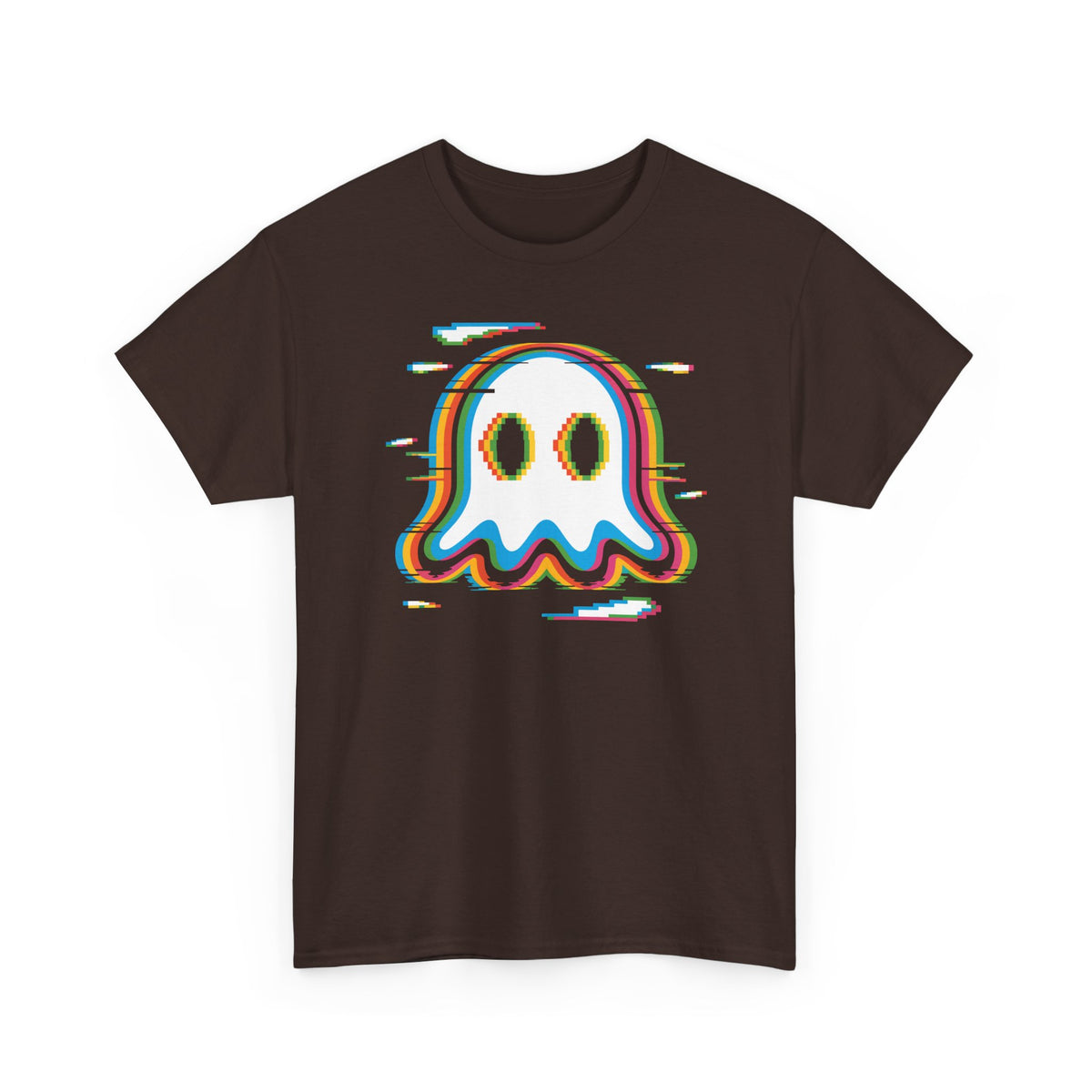 Glitch Rainbow Ghost Tee