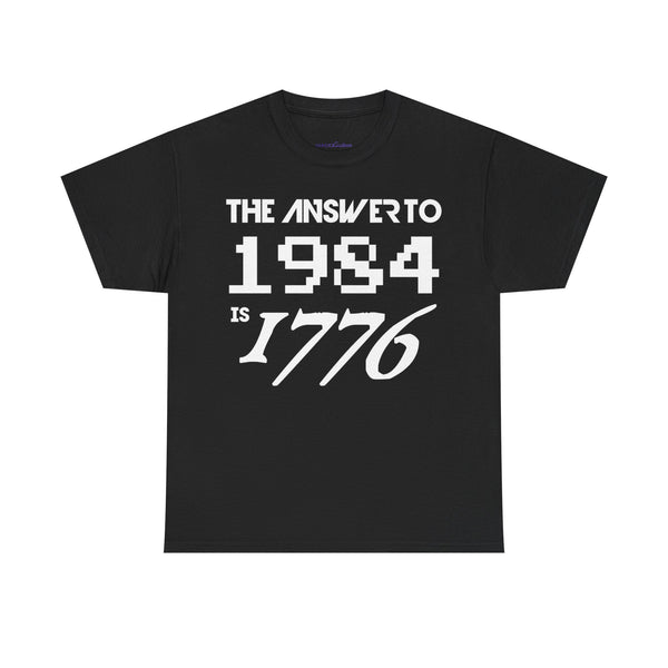 Answer To 1984 Is 1776 New White Premium T-Shirt