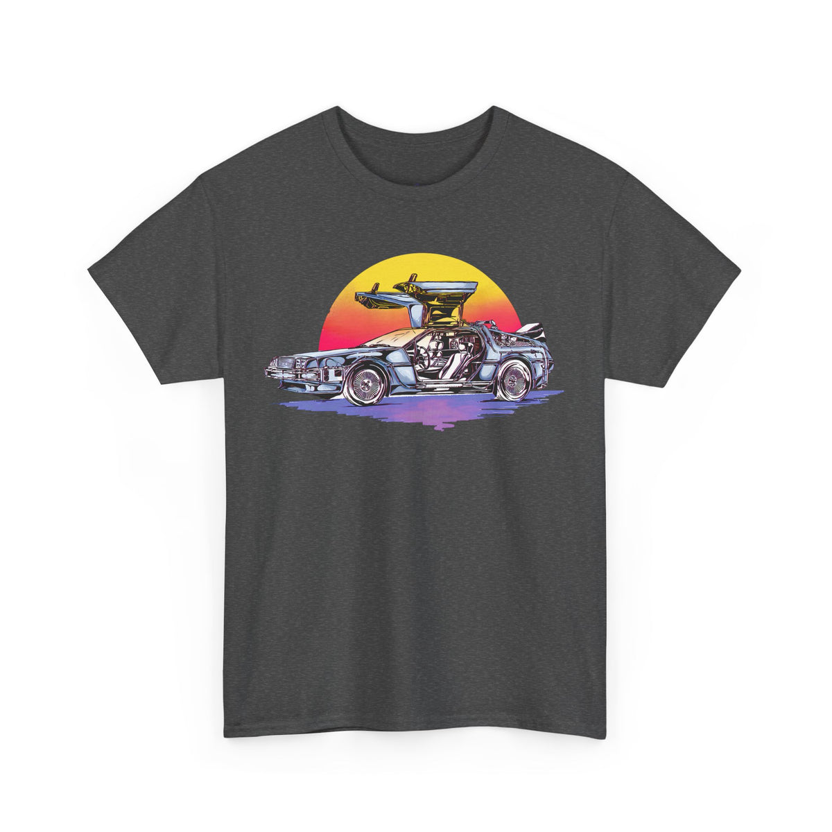 Delorean Sunset Copy Premium T-Shirt