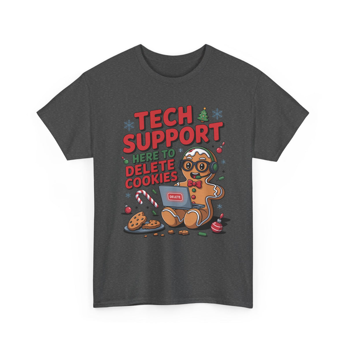 Gingerbread Tech Support Tee