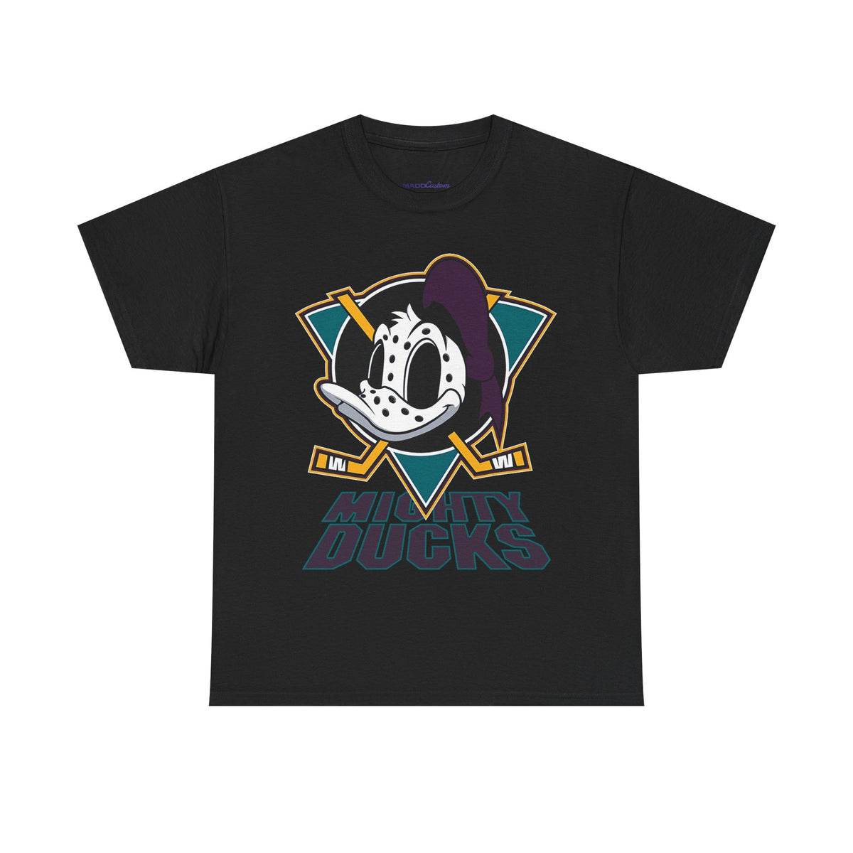 Mighty Ducks Purple Letters Premium T-Shirt