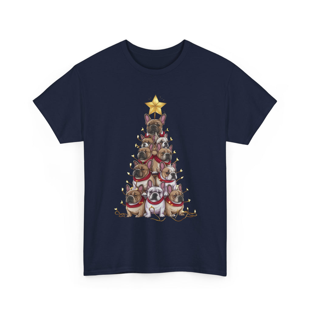 Frenchie Holiday Tree Tee