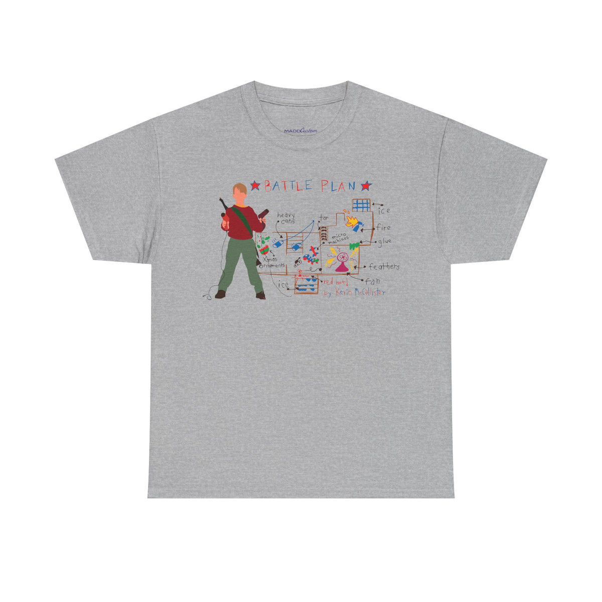 Home Alone Battle Plan With Kevin Premium T-Shirt