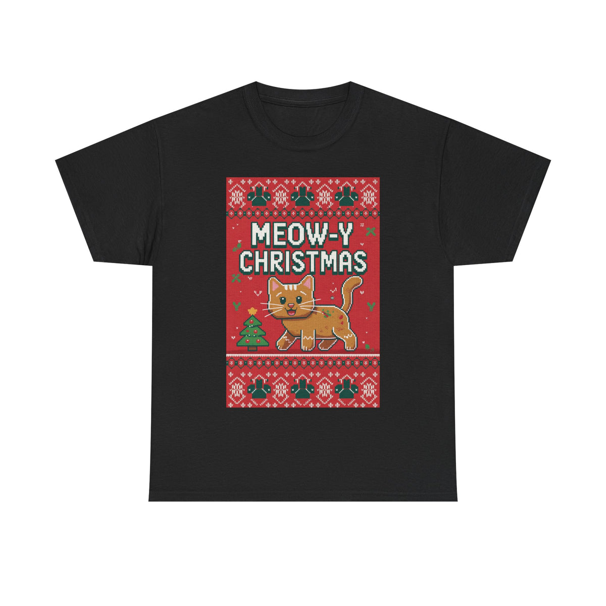 Meowy Christmas Cat Sweater