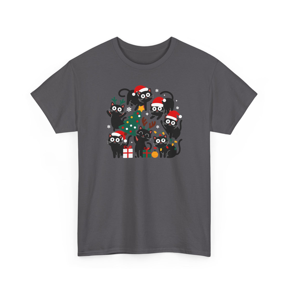Holiday Black Cat Crew