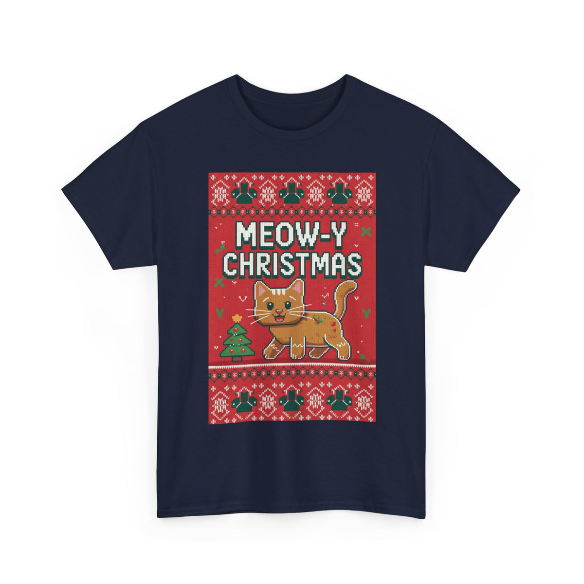 Meowy Christmas Cat Sweater