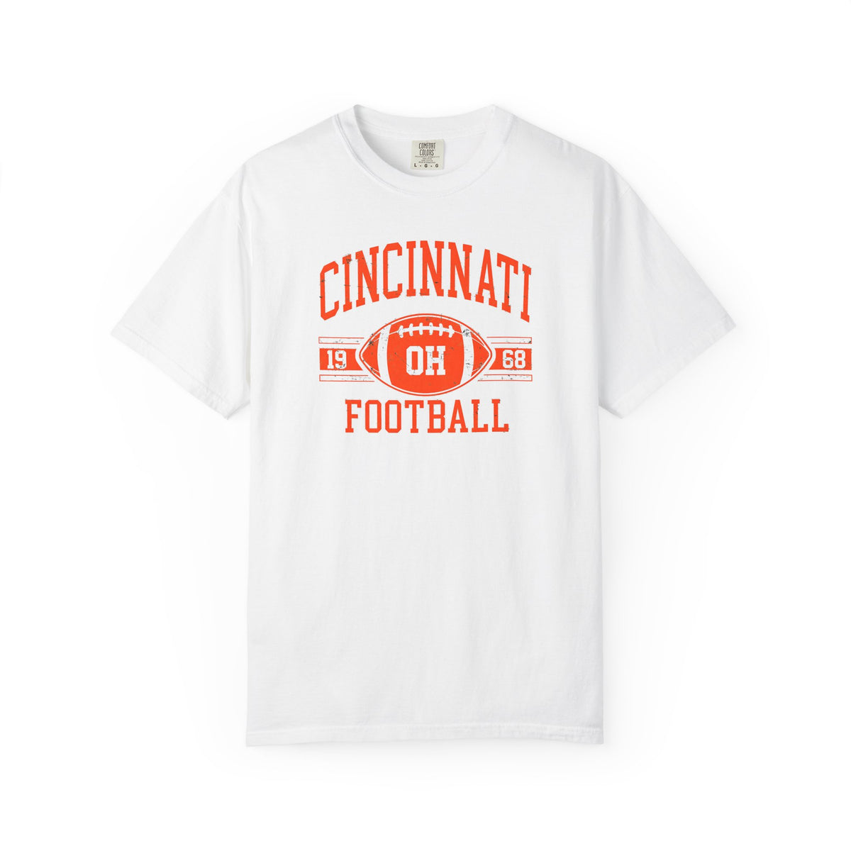 Comfort Colors® Cincinnati Ohio Football 1968 Tee