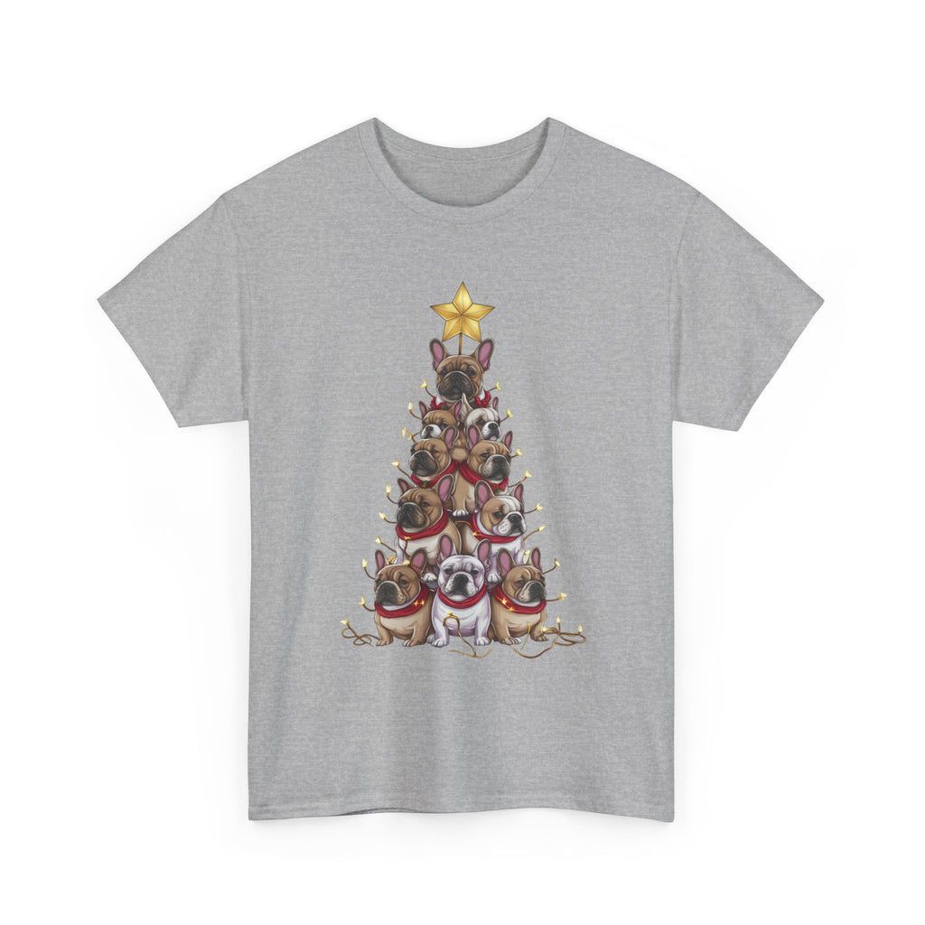 Frenchie Holiday Tree Tee