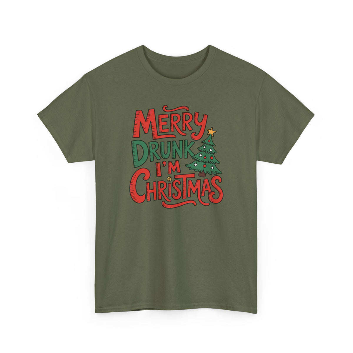 Tipsy Merry Christmas Tee