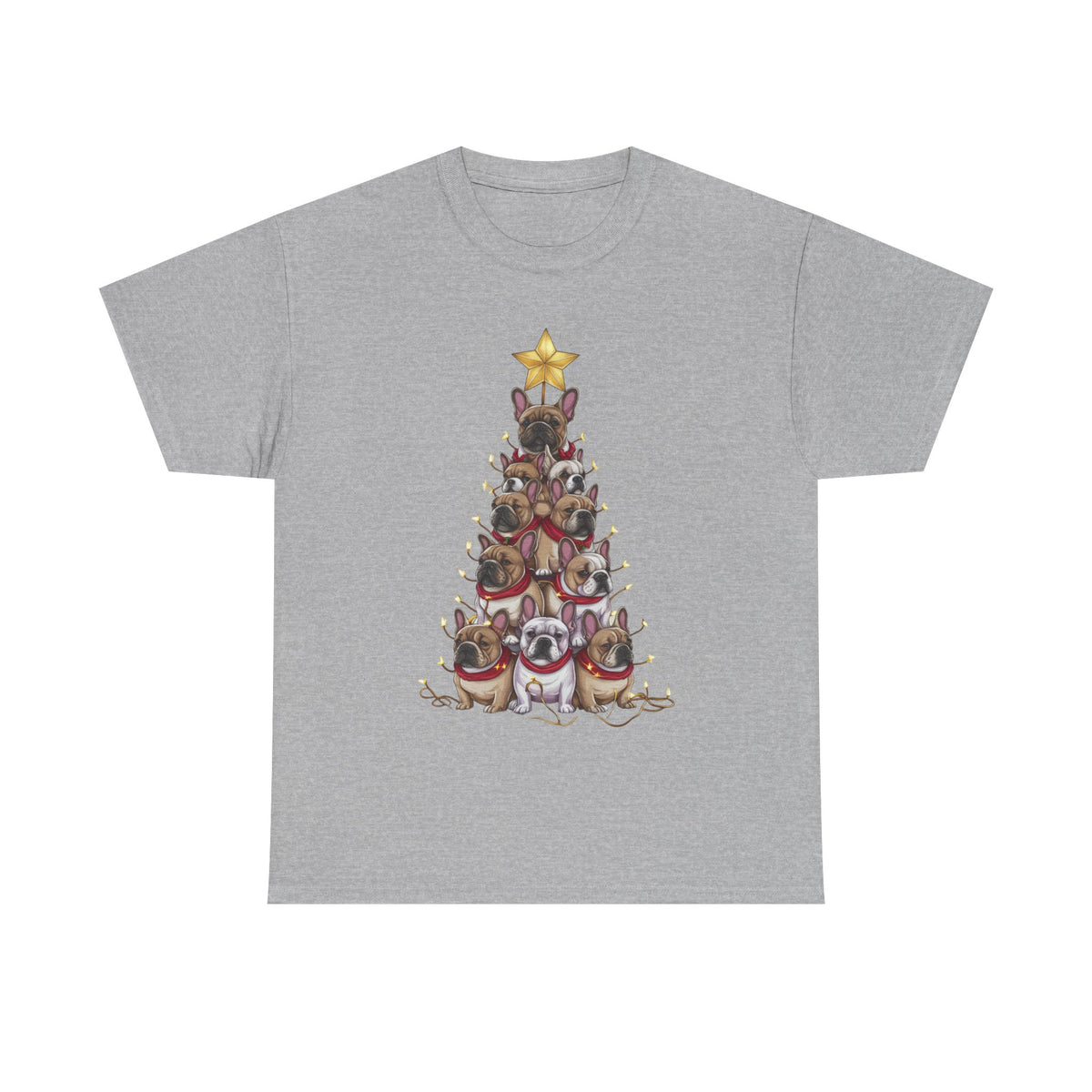 Frenchie Holiday Tree Tee