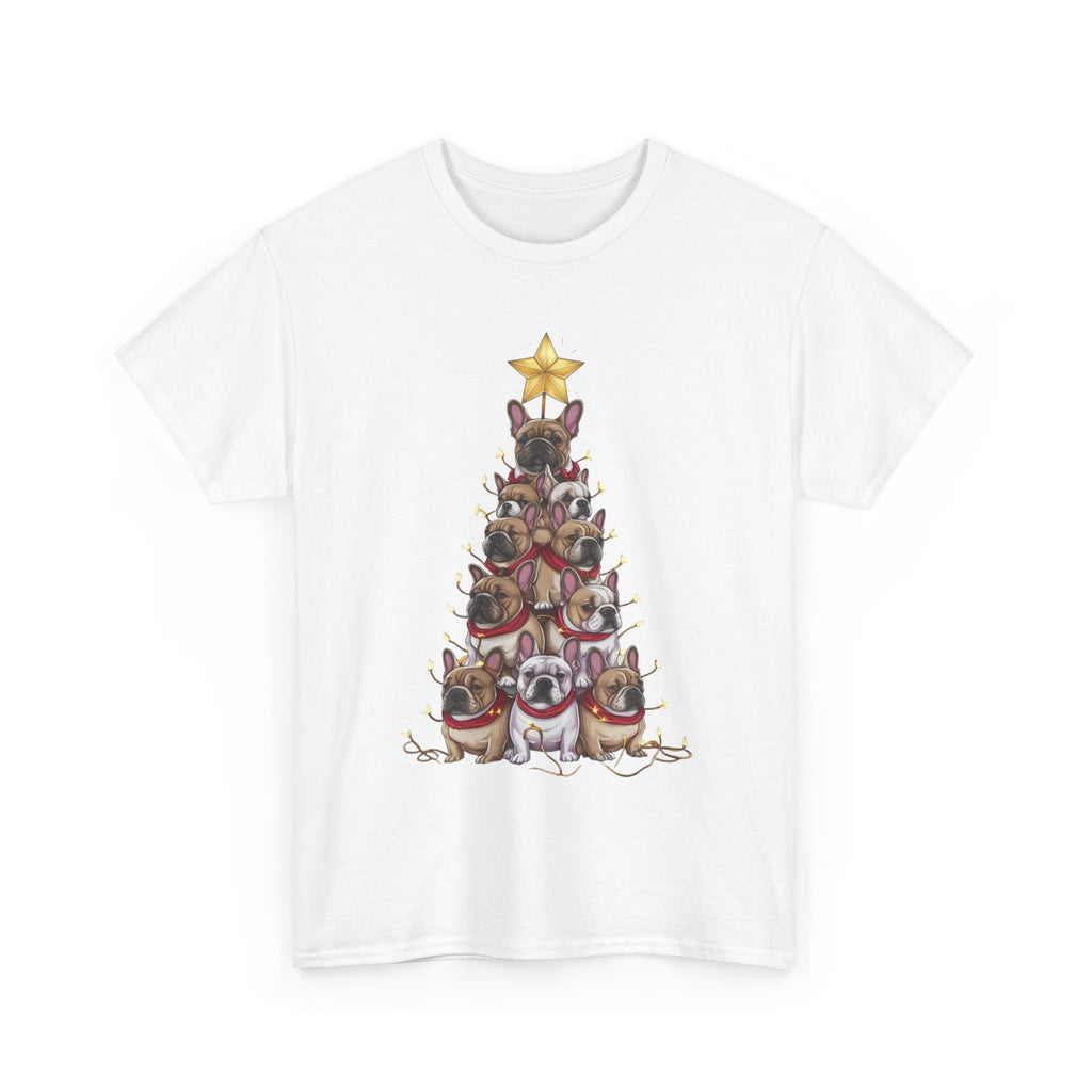 Frenchie Holiday Tree Tee