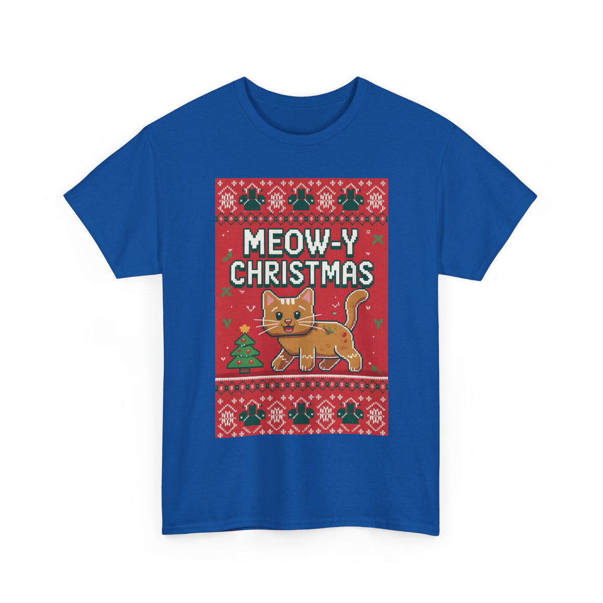 Meowy Christmas Cat Sweater