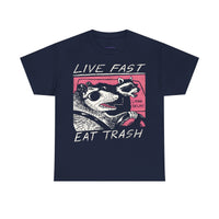 Cowboy Bebop Live Fast Eat Trash Raccoon  Premium T-Shirt